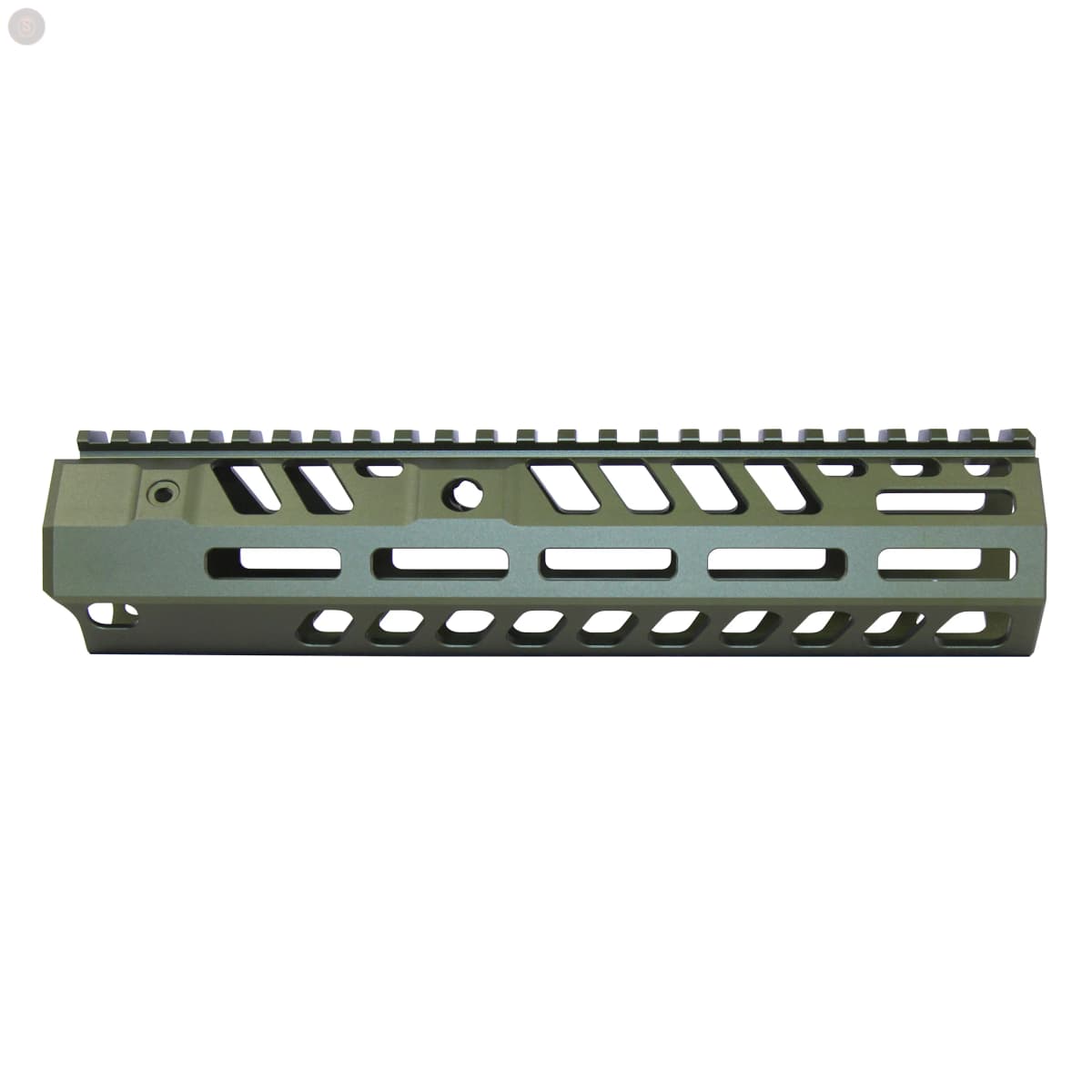 AR-15 9" M-LOK Free-Float Handguard, Suppressor-Compatible (Anodized Green)