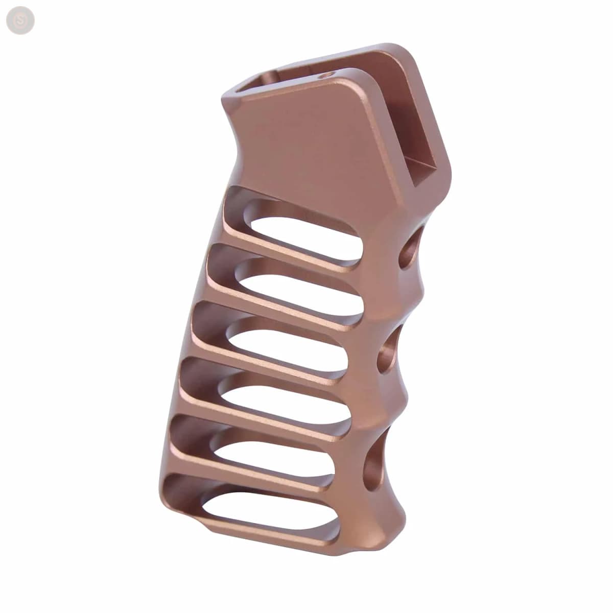 AR-15 Skeletonized Aluminum Pistol Grip (Anodized Bronze)