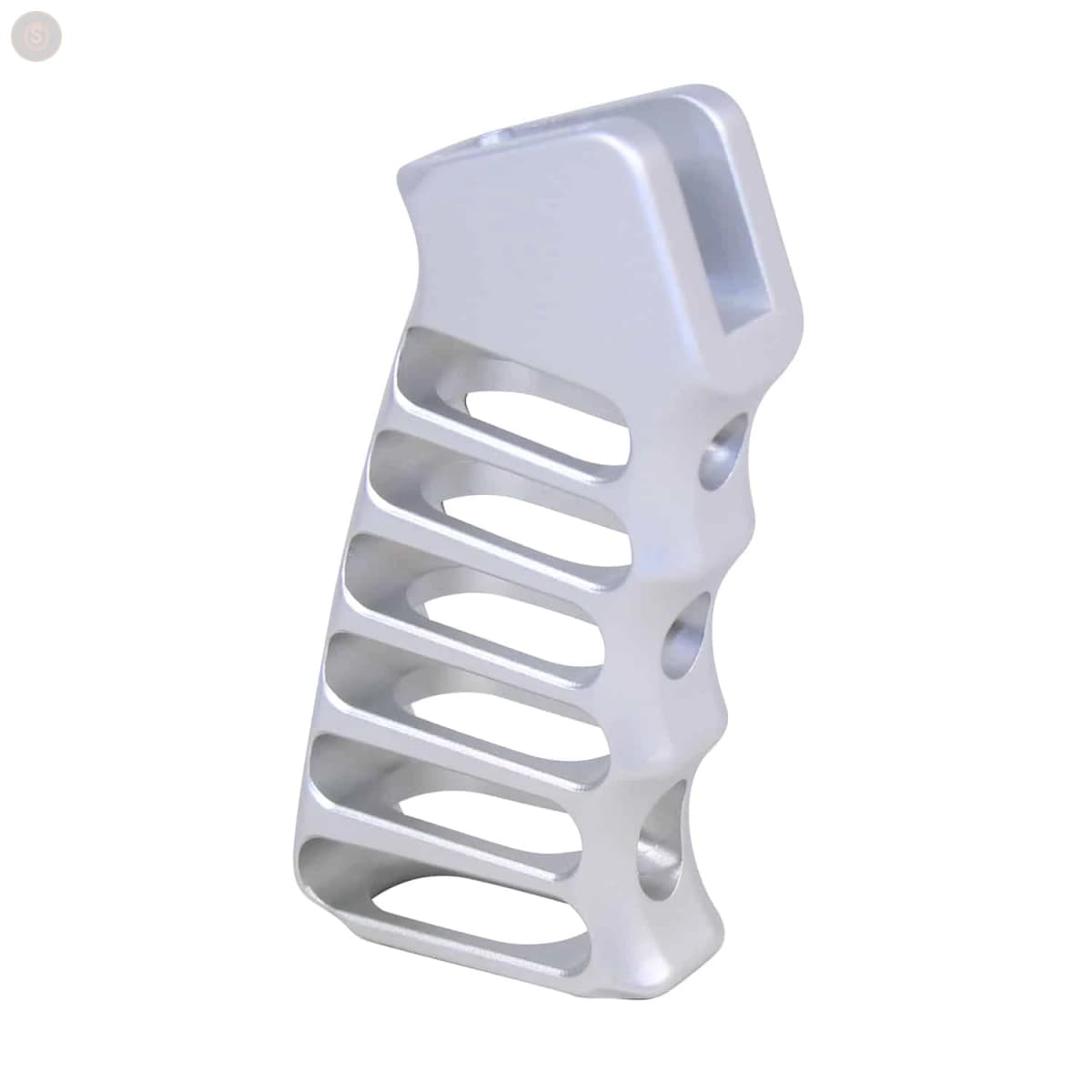 AR-15 Skeletonized Aluminum Pistol Grip (Anodized Clear)