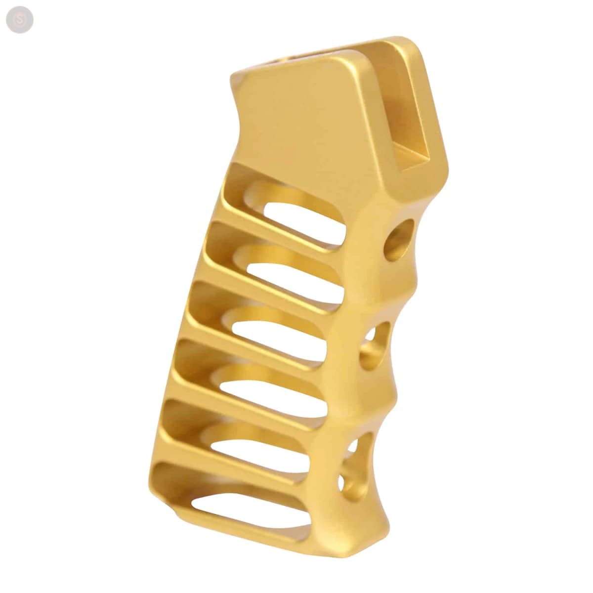 AR-15 Skeletonized Aluminum Pistol Grip (Anodized Gold)