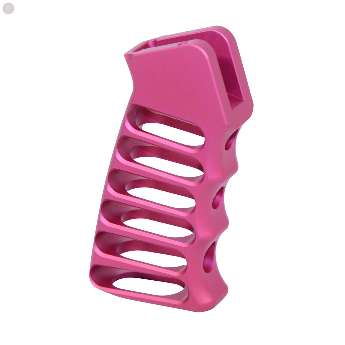 AR-15 Skeletonized Aluminum Pistol Grip (Anodized Irish Green)